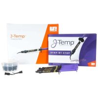 J-Temp temporizador de resina dental y accesorios para odontología, ideal para trabajos precisos y personalizados en clínicas dentales.