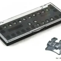 Instrumento para fabricación y ajuste de prótesis dentales personalizado, ideal para odontólogos y laboratorios, con componentes precisos y de alta calidad para resultados óptimos.