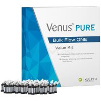 Venus PURE Bulk Flow ONE kit de productos odontológicos personalizados, material de alta calidad para odontología digital, compuesto de nano híbrido fluido y radiopaco.